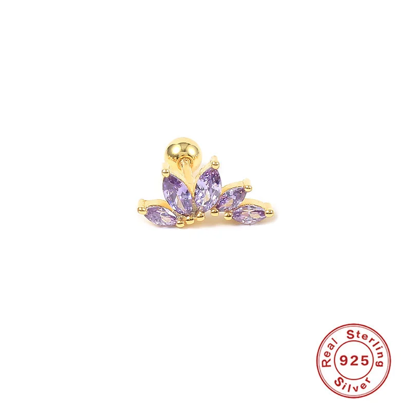 Gold-Single-Purple Diamond