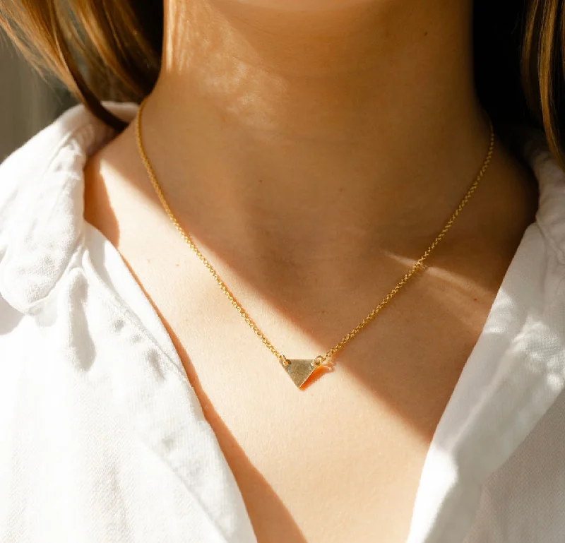 Gold Statement Necklace-Gold Half Diamond Necklace