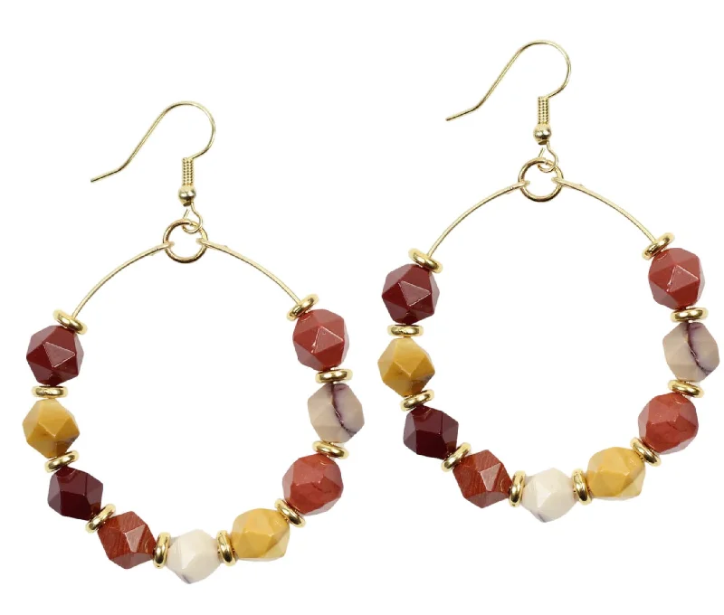 Funky Earrings for Teens-The Chloe Earring - Mookaite