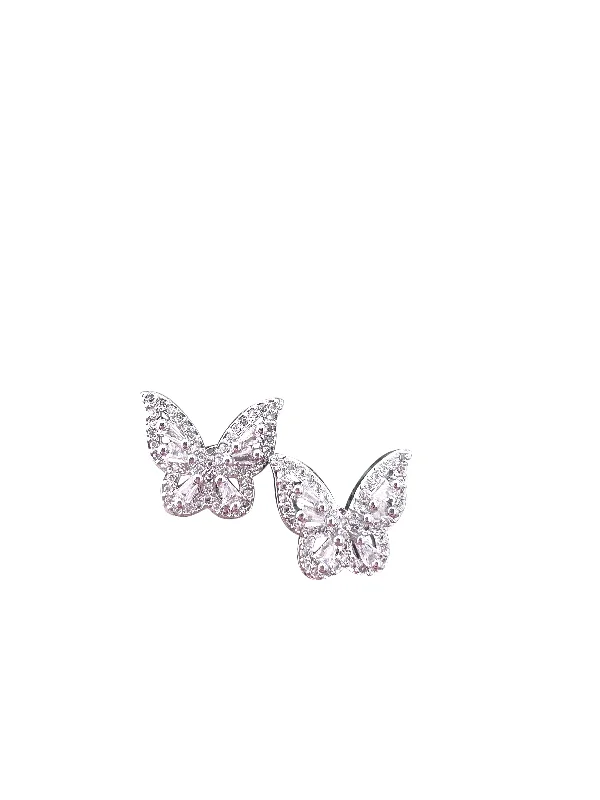 Unique Drop Earrings-Bling Butterfly Earring