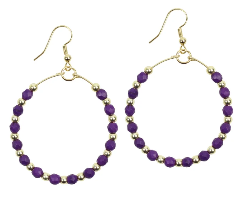 Butterfly Earrings for Girls-The Chloe Earring - Purple