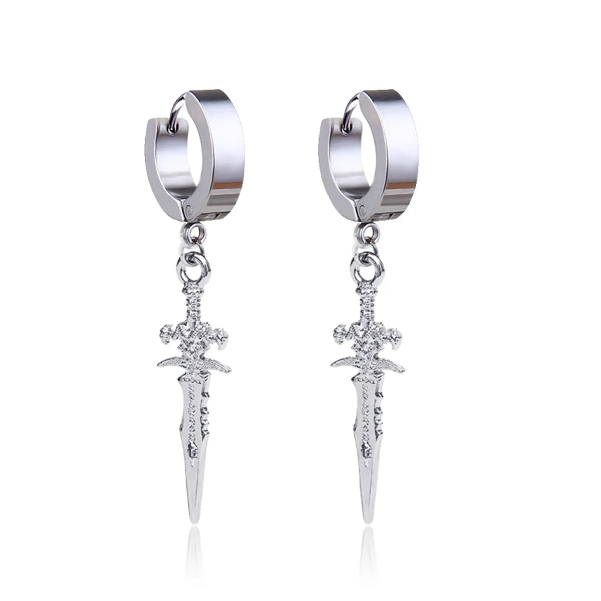 Ear Clip Steel Color One-Pair Package #1