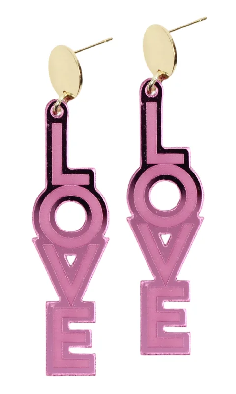 Chic Gemstone Earrings-Retro Love Earring