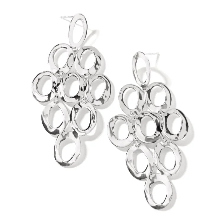 Everyday Hoop Earrings-925 Classico Open Cascade Earrings