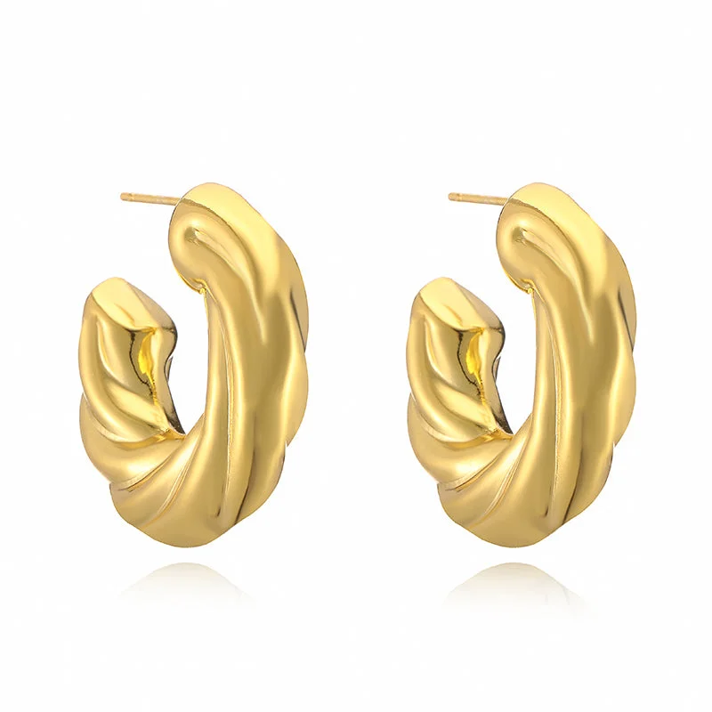 Gold C- Shaped Thread 1 Pair