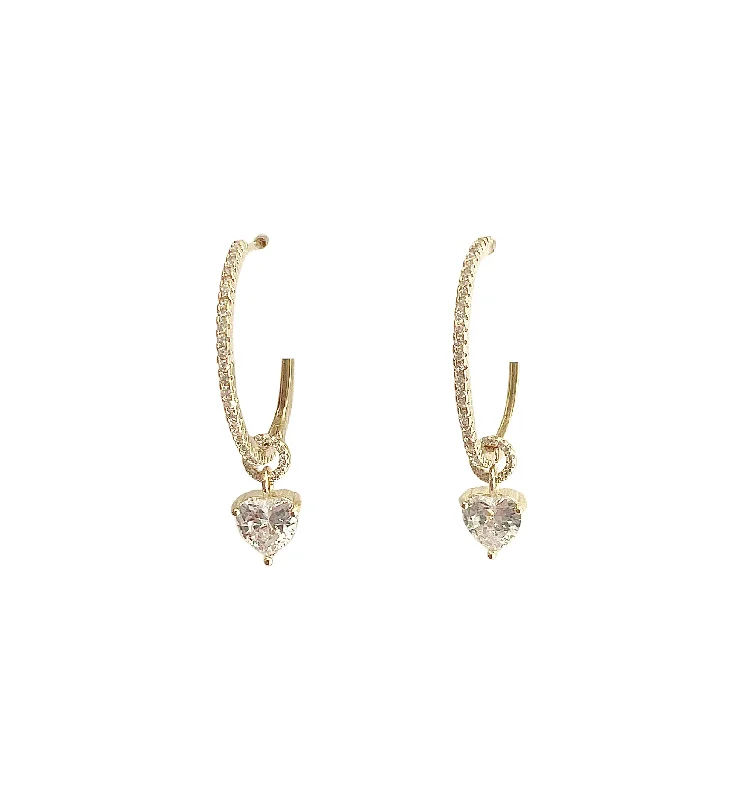 Small Gold Earrings-Sylvie Hoop