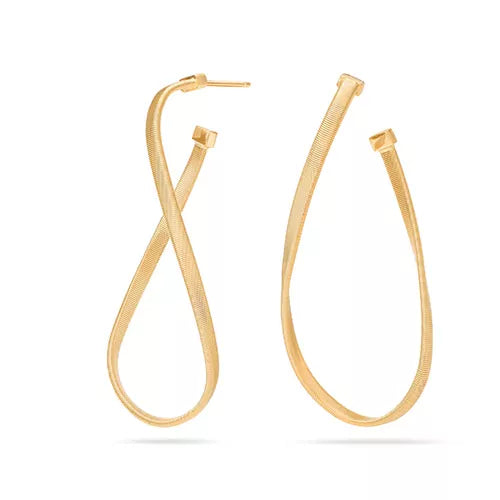 Classic Diamond Earrings-Marrakech Oval Twist Earrings