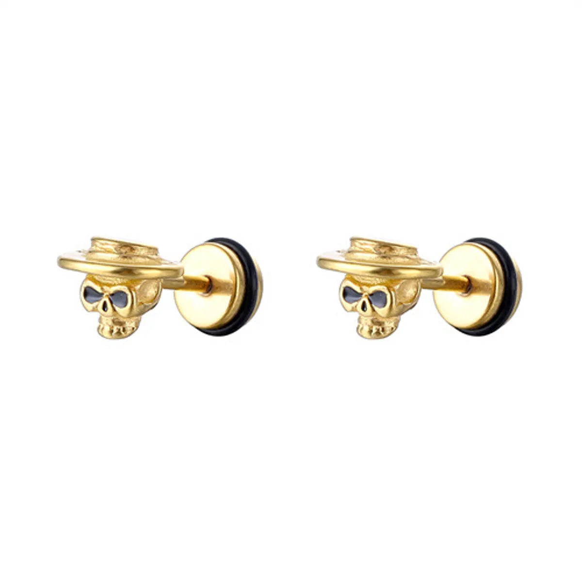 Yellow Ear Studs (Single)