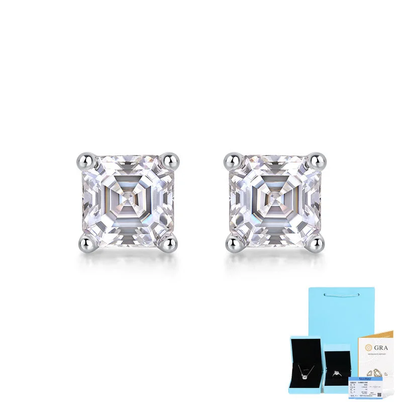 Fang Moissanite 1ct (Including Gift Box Certificate)