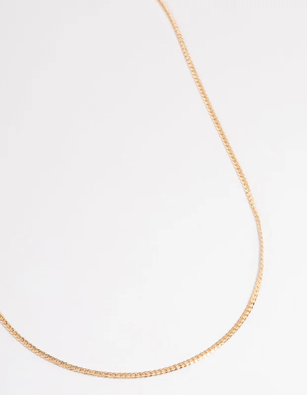 Silver Heart Necklace-Gold Classic Wheat Chain Necklace