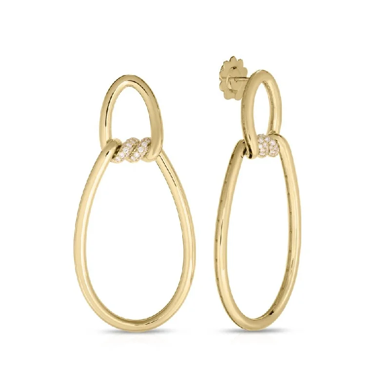 Statement Earrings for Weddings-CIALOMA ELONGATED DROP EARRINGS