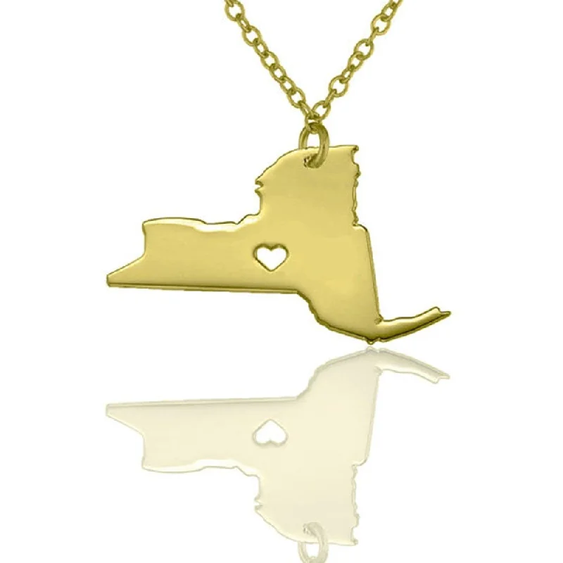 Trendy Gold Necklace-Roam Necklace - New York