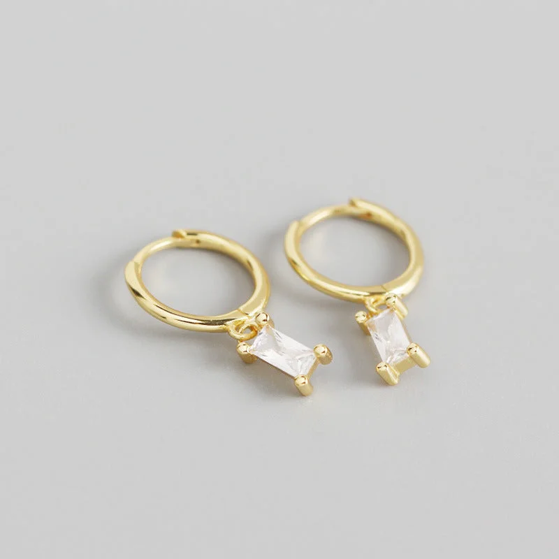 White Stone Yellow Gold