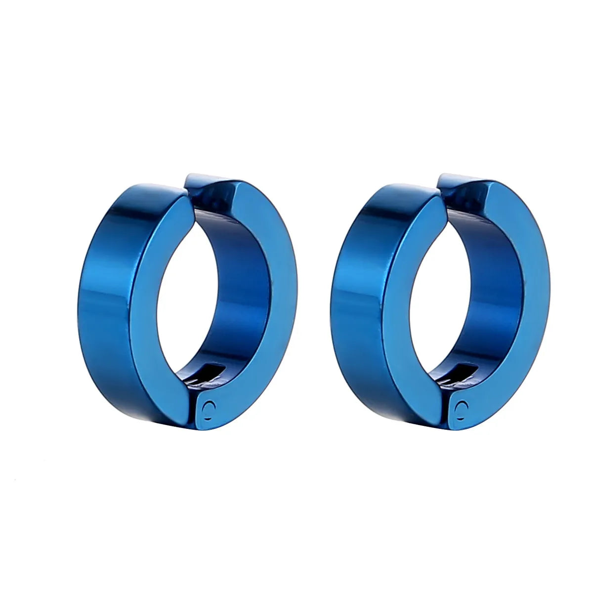 Blue Polished Ear Clip (Single)