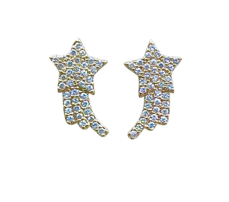 Turquoise Drop Earrings-Stargazer Stud