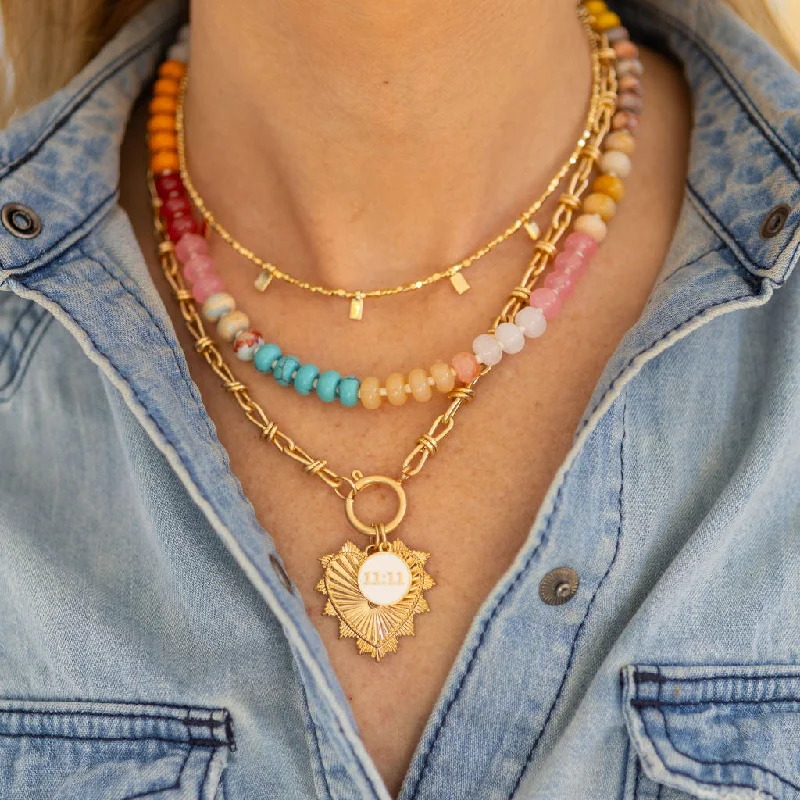 Multi-Color Necklace-Colorful Luck Bundle (3 necklaces included)