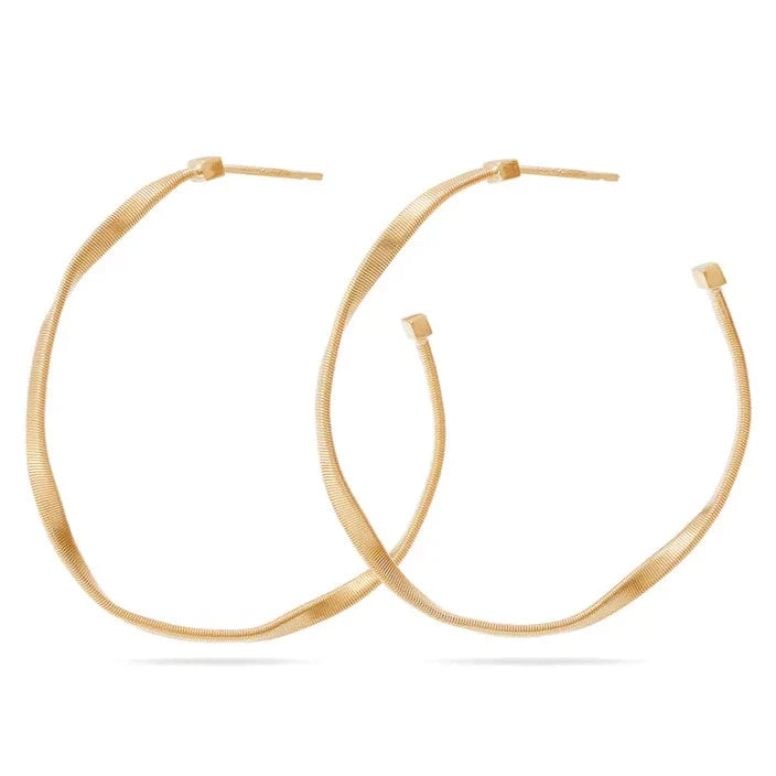 Statement Drop Earrings-Marrakech Medium Hoop Earrings